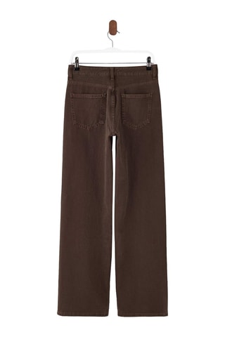 Jean wide legs - Marron