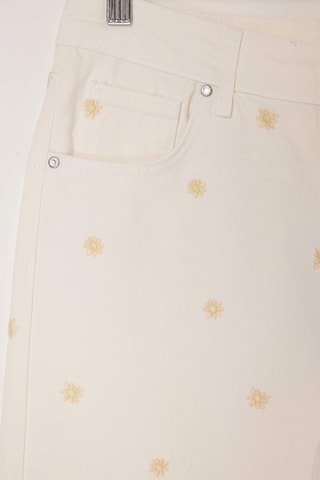 Vaquero wide leg de tiro alto - Crudo
