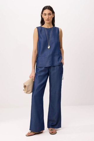 Vaquero wide leg - Azul oscuro