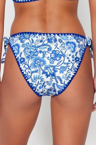 Braga de bikini - Azul rey y blanco