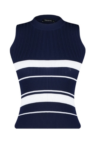 Top - Azul marino
