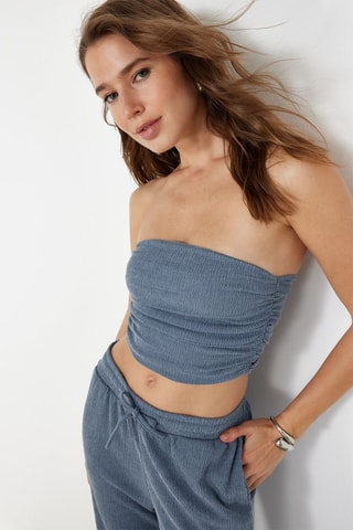 Top bustier - Índigo