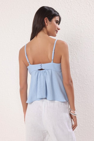 Top - Azul claro