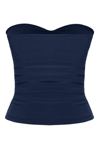 Top bustier - Azul marino