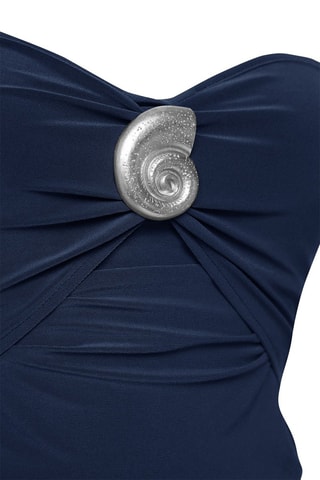 Top bustier - Azul marino