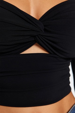 Crop top - Negro