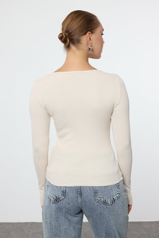 2 tops - Azul marino y beige
