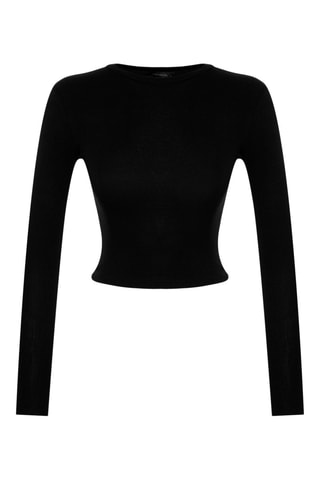 Crop top - Negro
