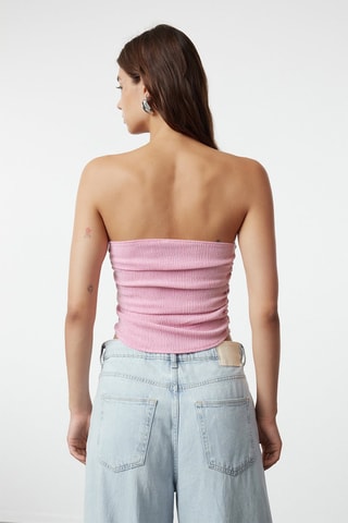 Crop top bustier - Rosa