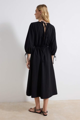 Vestido midi - Negro