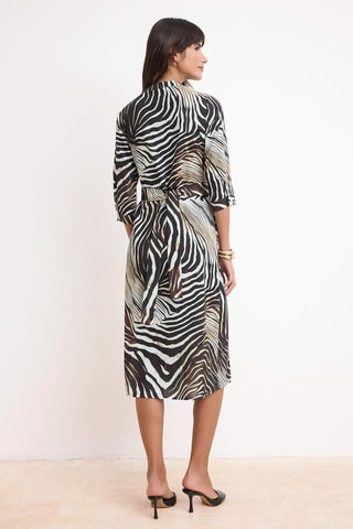 Vestido camisero - Negro