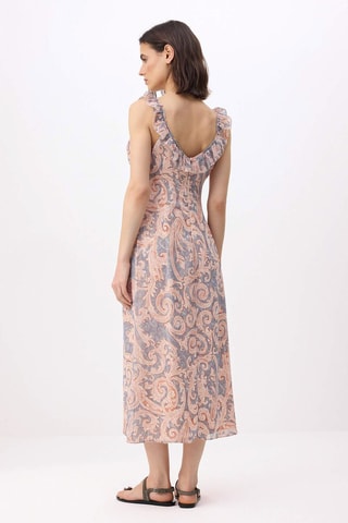 Vestido midi - Rosa empolvado