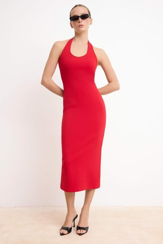 Vestido de tubo - Rojo