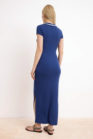 Vestido largo - Azul marino