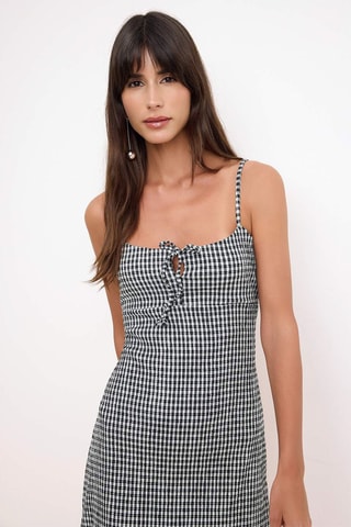 Vestido midi - Negro