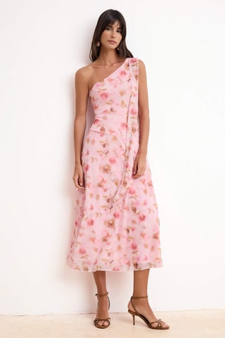 Vestido asimétrico - Rosa