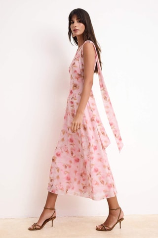 Vestido asimétrico - Rosa