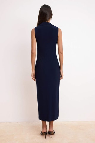 Vestido camisero - Azul marino