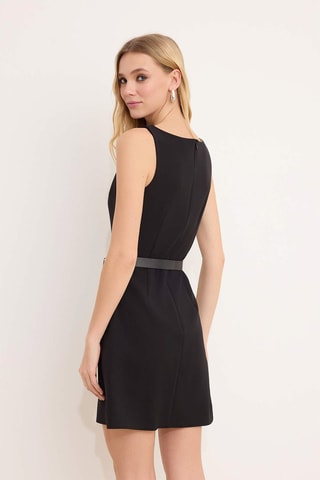 Vestido trapecio - Negro