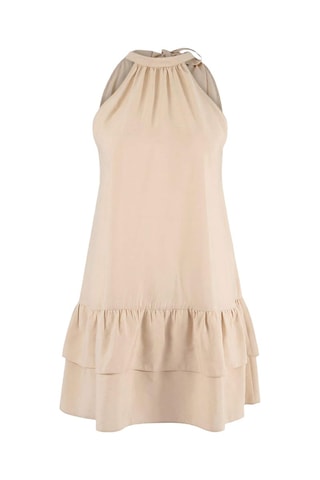 Vestido trapecio - Crudo