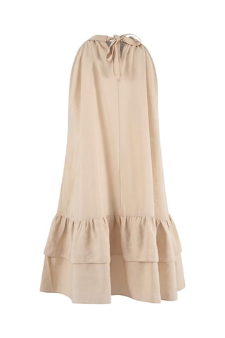 Vestido trapecio - Crudo