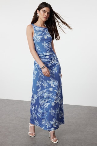 Vestido largo - Azul marino