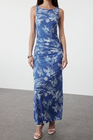 Vestido largo - Azul marino