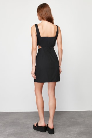 Vestido recto - Negro