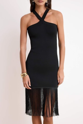 Vestido de tubo - Negro