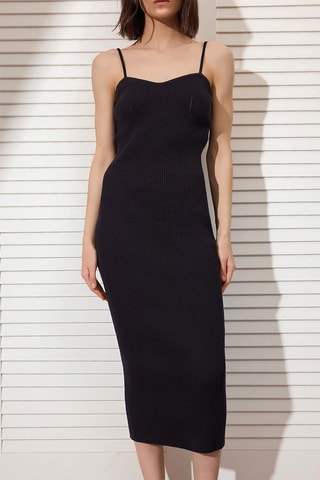 Vestido de tubo - Negro