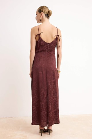Vestido largo - Marrón oscuro