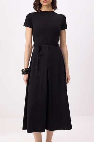 Vestido midi - Negro