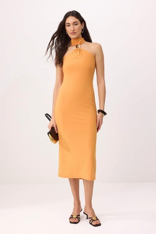 Vestido recto - Naranja