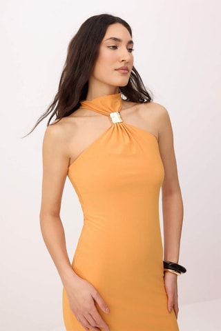 Vestido recto - Naranja
