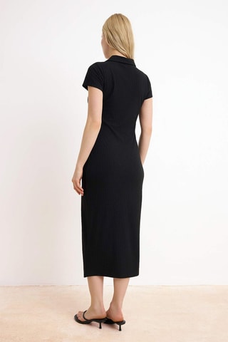 Vestido polo - Negro