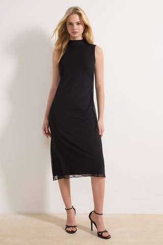 Vestido recto - Negro