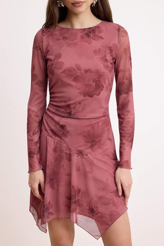 Vestido trapecio - Rosa
