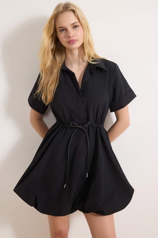 Vestido globo - Negro