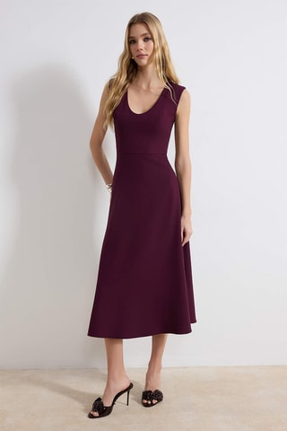 Vestido midi - Violeta