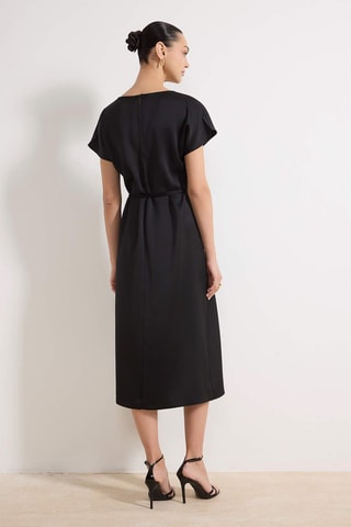 Vestido recto - Negro