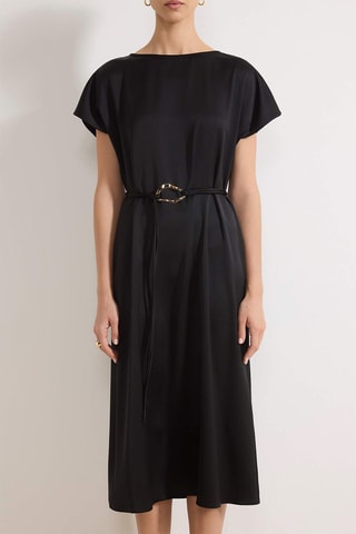 Vestido recto - Negro