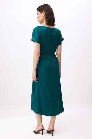 Vestido recto - Verde esmeralda