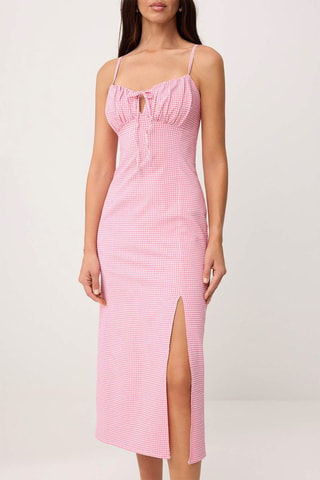 Vestido midi - Rosa