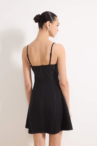 Vestido trapecio - Negro