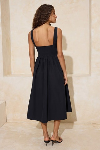 Vestido médio - Preto