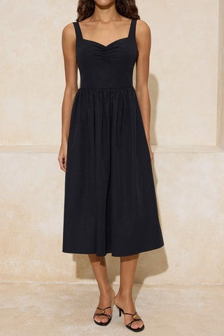 Vestido médio - Preto