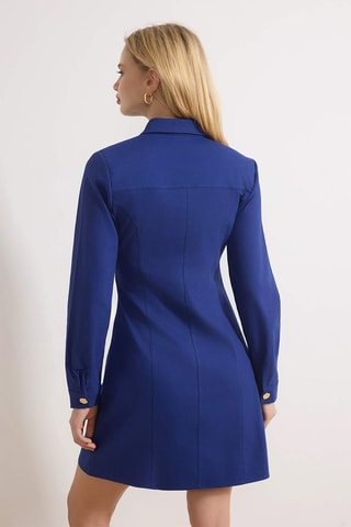 Vestido camisero - Azul marino