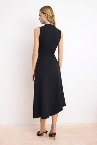 Vestido midi - Negro