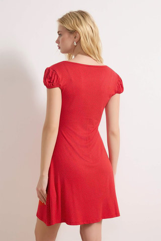 Robe chemise - Rouge