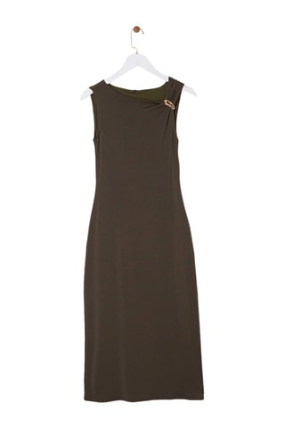 Vestido de tubo - Caqui